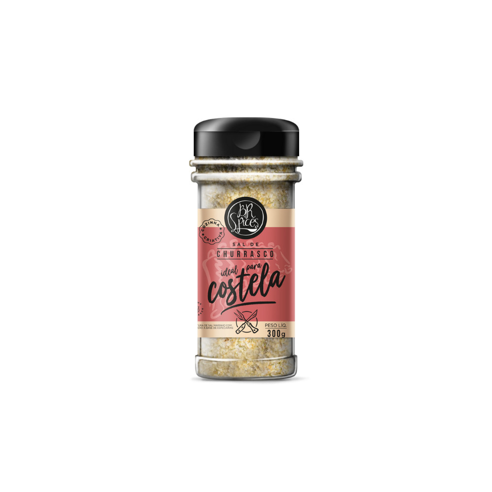 Sal Grosso para Costela BR Spices Pote 300G