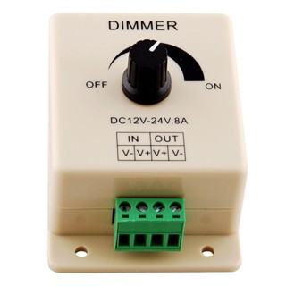 Controlador Dimmer 8A para Fita LED /// Controlador de Brilho para Fita LED em Oferta na Shopee