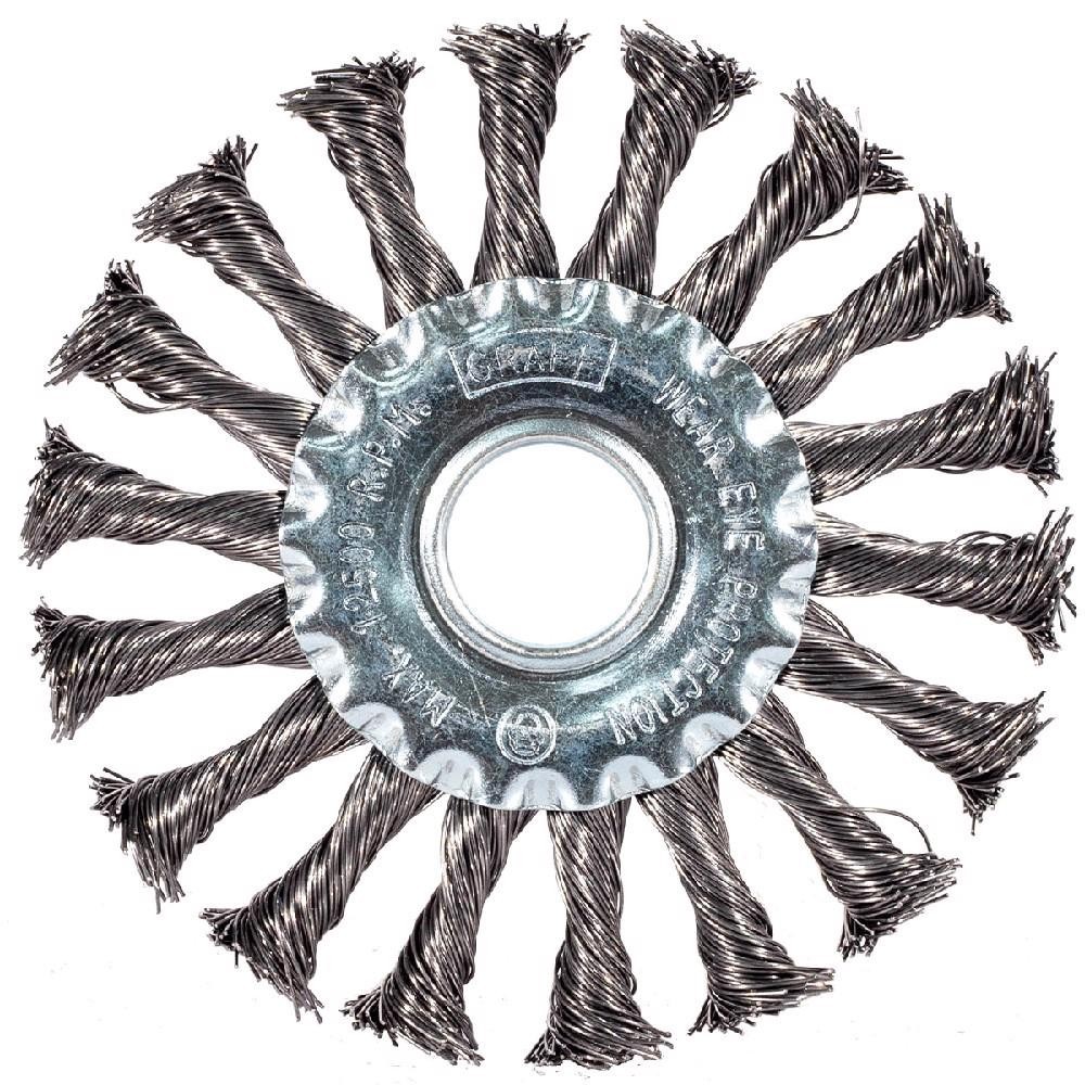 Escova De Aço Trançado Circular 4.1/2''x1/2'' (571,0017) - Graff Vantage