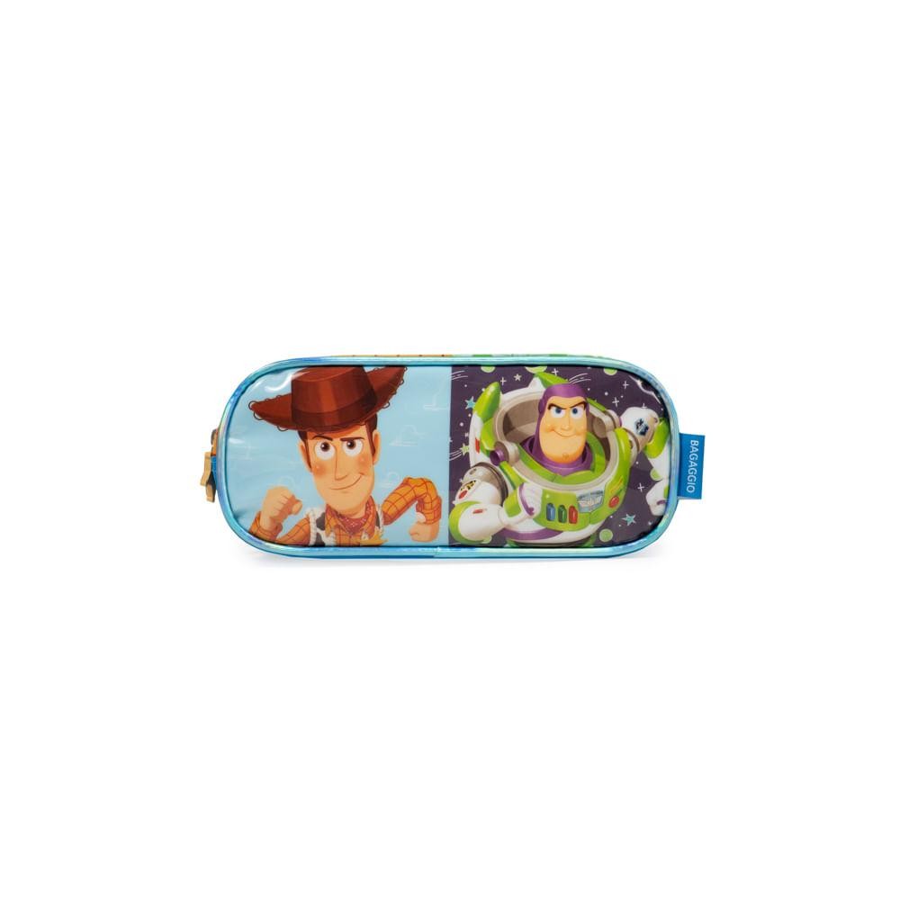 Estojo Escolar Masculino Toy Story Verde e Caramelo 3 Compartimentos em Oferta na Shopee