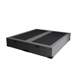 Base para Cama Box Queen Guldi com Baú Linho (47x158x198 cm) Cinza em Oferta na Shopee