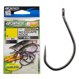 Anzol No Escape Hook Style Barbless - Owner em Oferta na Shopee
