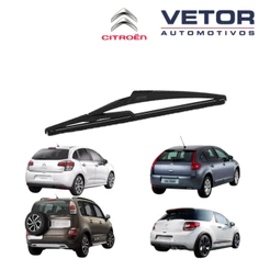 Palheta Traseira Premium C3 (2012 a 2021) / C4 Hatch / Aircross / DS3 Limpador Traseiro Original Vetor