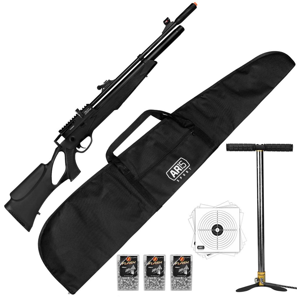 Carabina PCP Rossi Dione Calibre 5.5mm + Bomba + Chumbinho