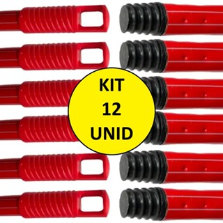 Kit com 12 Cabos para Vassoura 95cm Mop Rodo e Pá Condor de Metal Plastificado em Oferta na Shopee