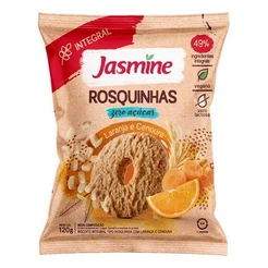 Jasmine Rosquinha Laranja & Cenoura Zero Açúcar 120G