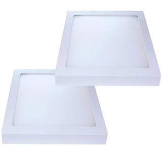 2 Painel Plafon Led Sobrepor 24w Quadrado 30Cm Casa Teto Luminaria Bivolt Avant em Oferta na Shopee