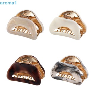 AROMA1 Mini Garra De Cabelo , Clip De Agarramento Elíptico Acetato Cauda De Pônei Japonês Leopardo Padrão De Ácido Acético Barrettes Party