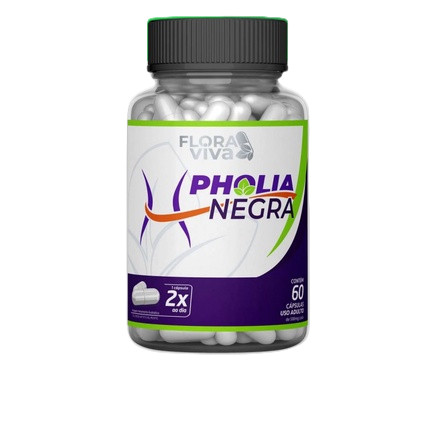 Pholia Negra 500mg 60 cápsulas em Oferta na Shopee