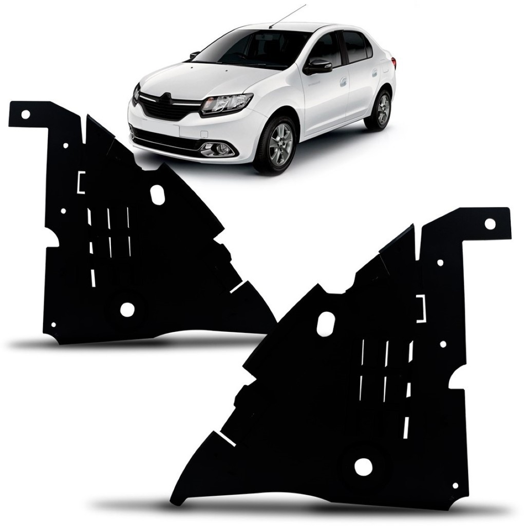 Protetor Parabarro Dianteiro Logan Sandero 2014 2015 2016 2017 2018 em Oferta na Shopee