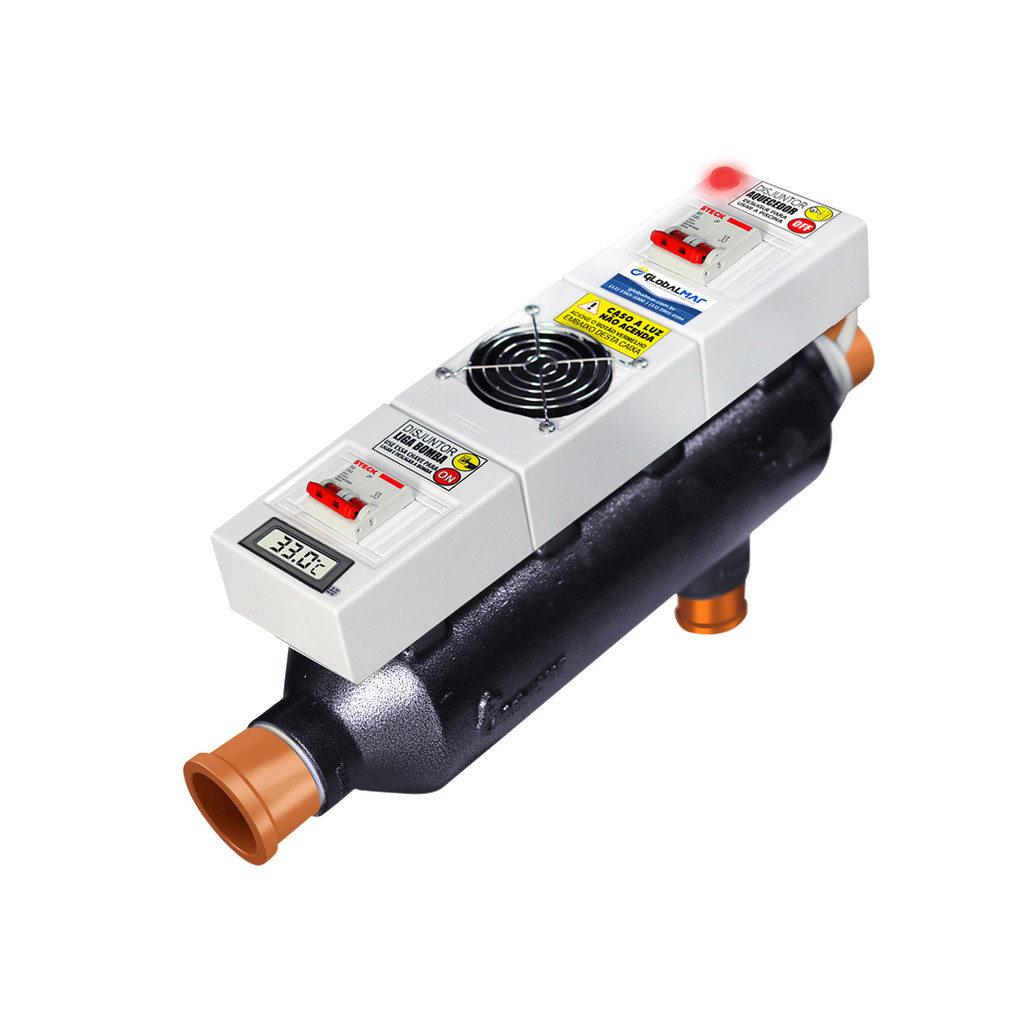 Aquecedor Auto Silencioso Econômico Para Piscinas 60 Mil L