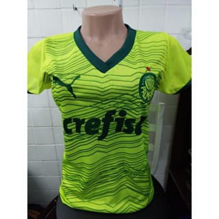 Compre Já!! Camiseta de Time Futebol Baby Look Palmeiras 2023/2024 Isso Sim é Oferta!