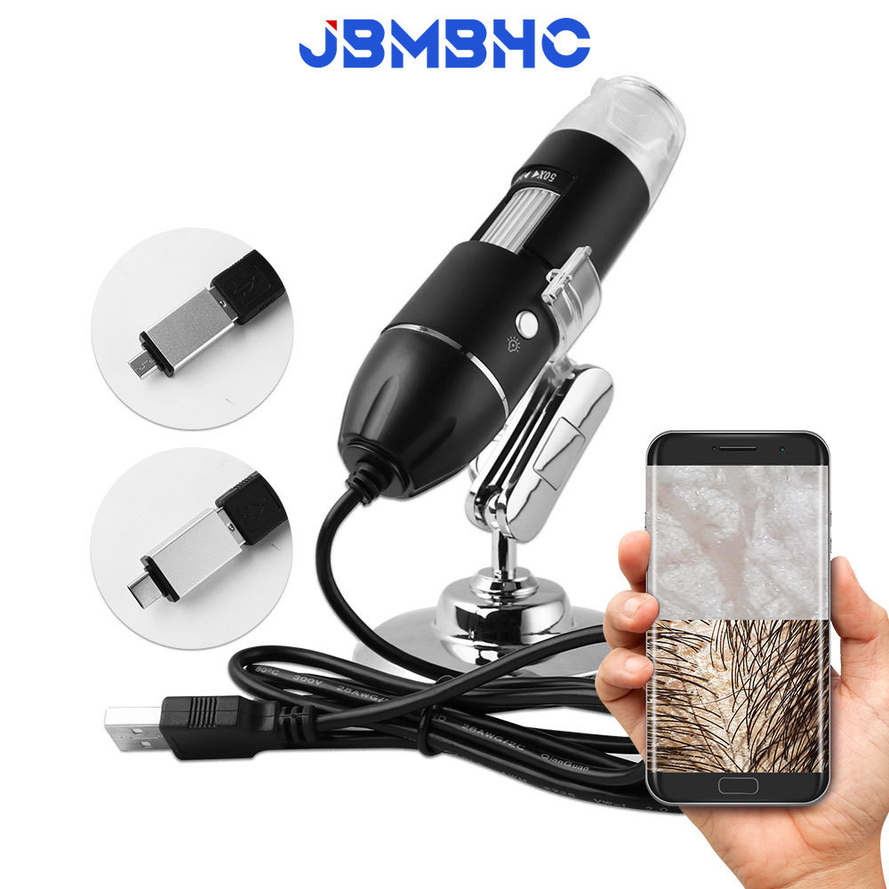 Microscópio Digital HD USB 1600X Zoom 8 LED Micro Lupa De Mão Câmera De Endoscópio