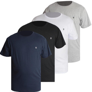 Kit 4 Camiseta Plus Size Over G1,G2,G3,G4 100% Algodão Premium em Oferta na Shopee