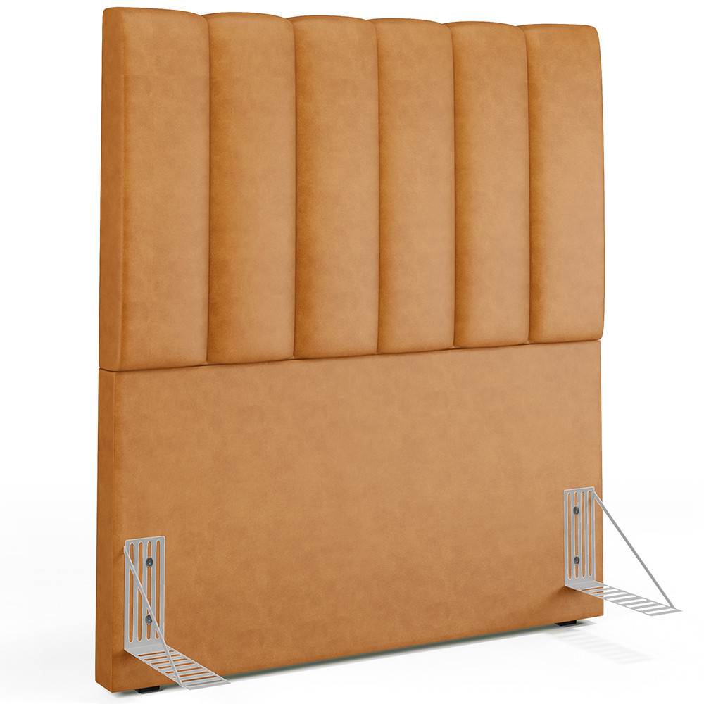 Cabeceira Cama Box Solteiro 100 cm Dália W01 Couríssimo Whisky - Lyam Decor - Home & Living