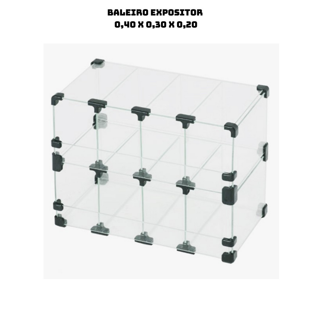 Baleiro Expositor - 0,40 x 0,30 x 0,20