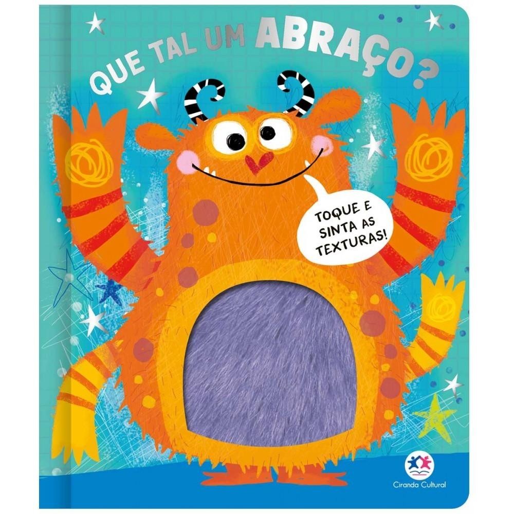 Livro Toque e sinta Que tal um abraço? em Oferta na Shopee