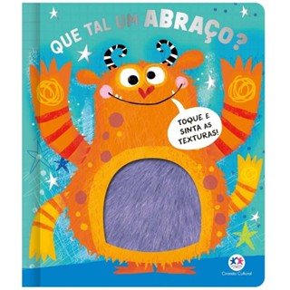Livro Toque e sinta Que tal um abraço? em Oferta na Shopee