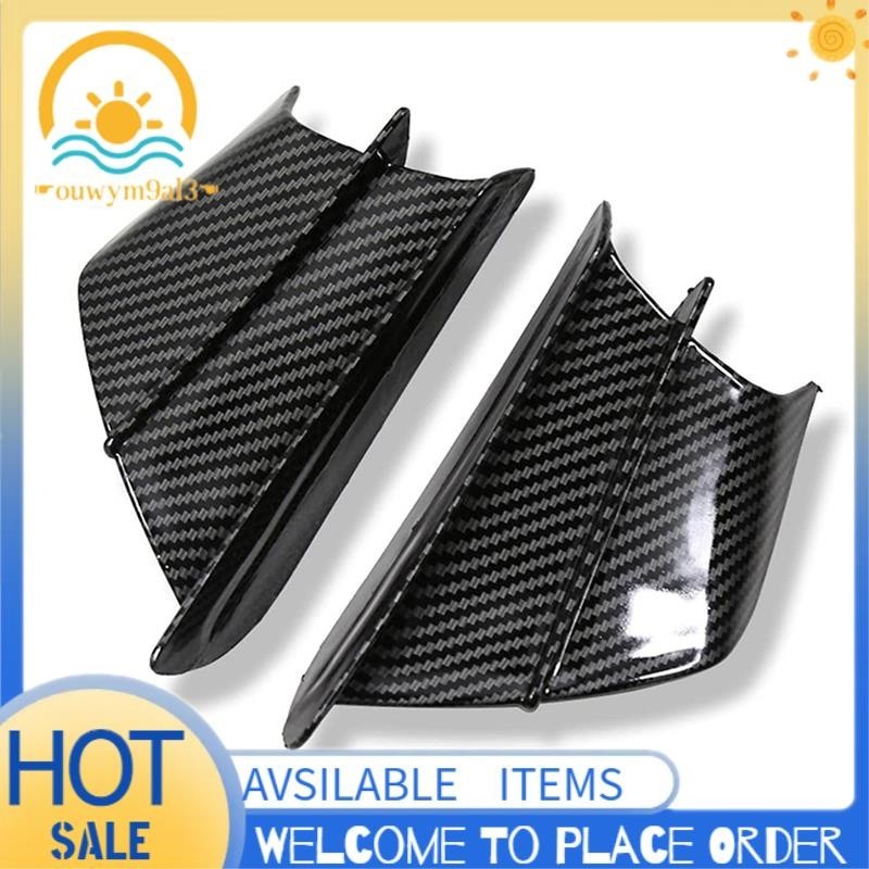 1 Par De Motocicletas Carenagem Lateral De Asa Defletor Aerodinâmico Spoiler Para Kawasaki Ninja 650 400 300 250 H2R ZX-14R 10R 6R