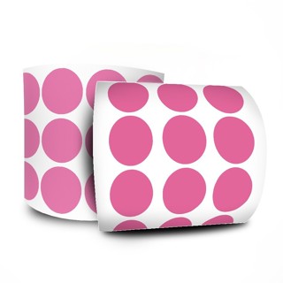 Etiquetas Adesivas Bolinha 2Cm 1000 Etiquetas Rosa em Oferta na Shopee