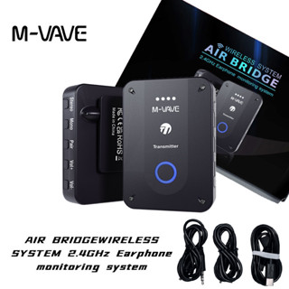 M-VAVE WP-9 NEWEST WIRELESS system 2.4GHz Sistema De Monitoramento De Fones De Ouvido Transmissor Recarregável Receptor Estéreo Mono E Função Mudo em Oferta na Shopee