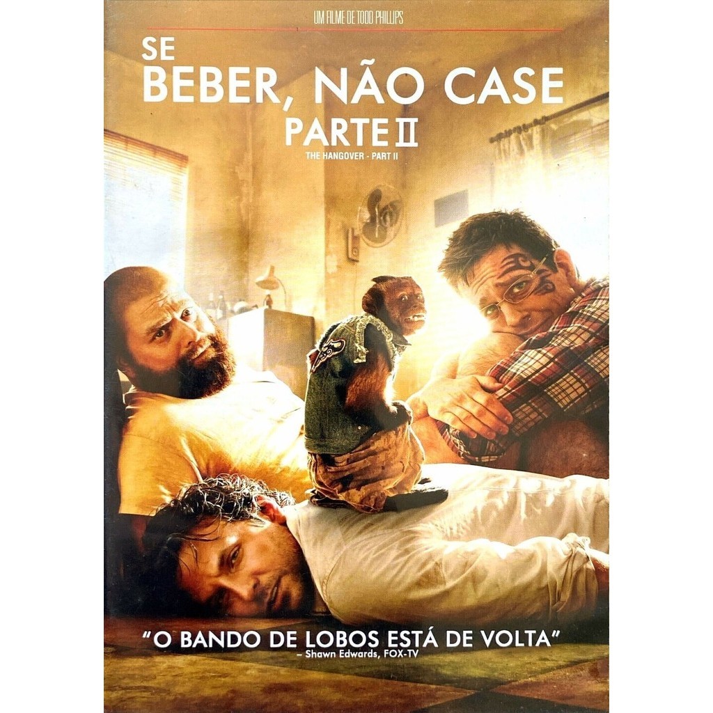 Se beber, não case - parte II - dvd - - Importante:  - DVD usado em boas condições de leitura e manuseio.