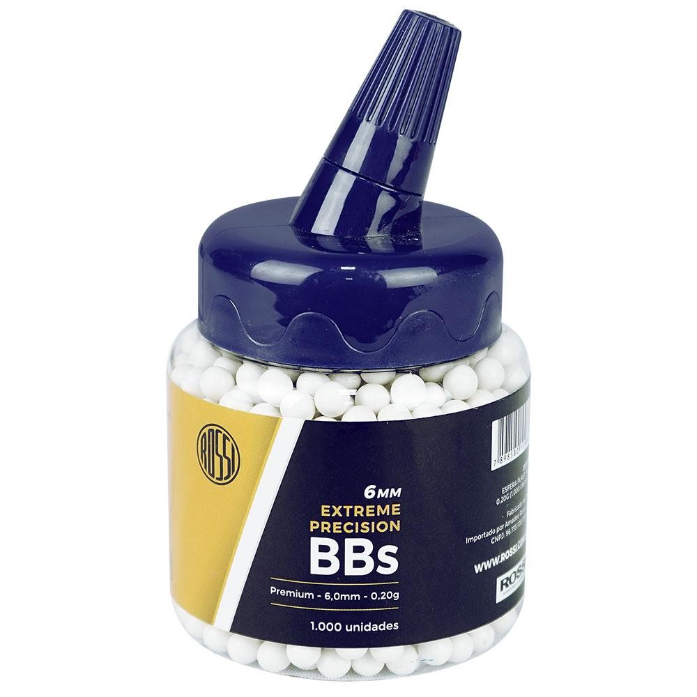 ESFERA PLASTICA BBS ROSSI 0,20G 1.000UN 6MM POTE em Oferta na Shopee