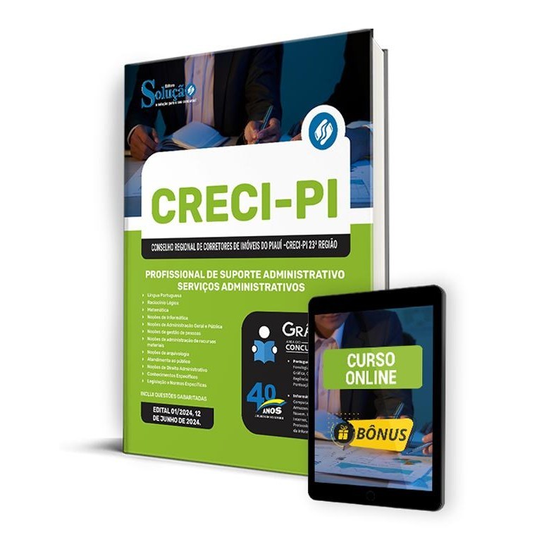Apostila CRECI-PI  - Profissional de Suporte Administrativo/Serviços Administrativos
