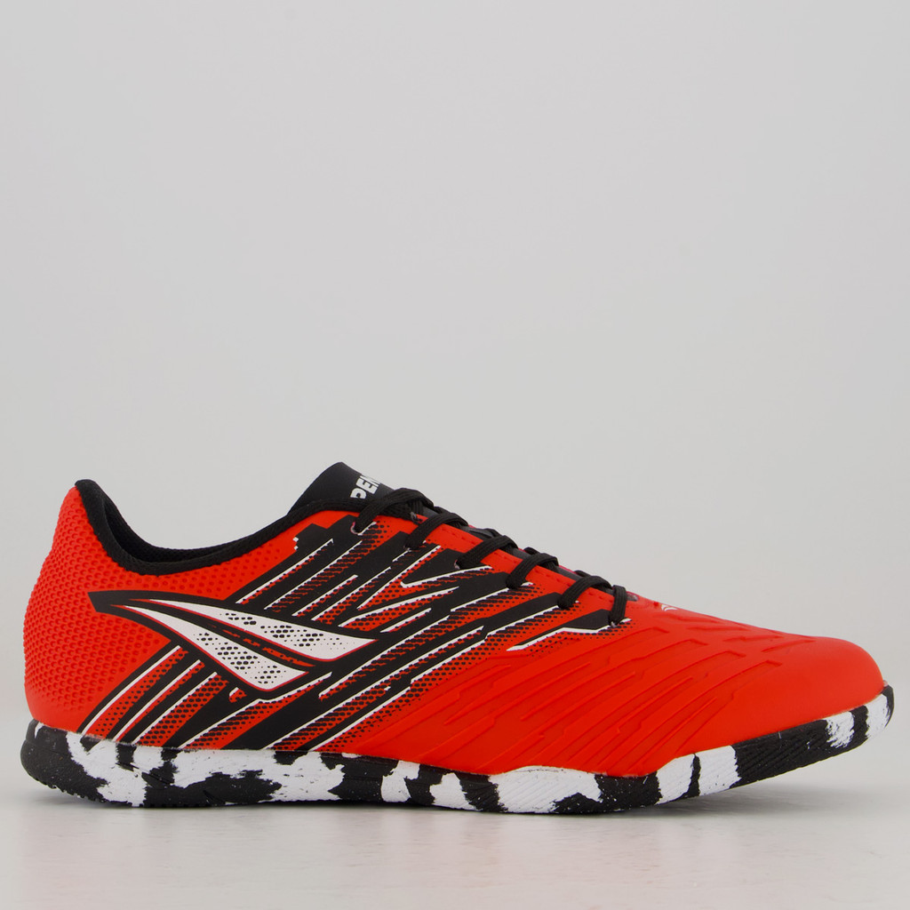 Chuteira Penalty Furia Y-4 Futsal Vermelha em Oferta na Shopee