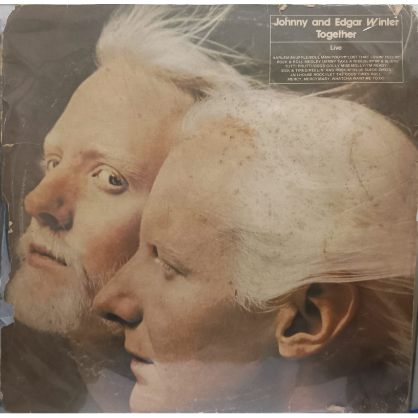 LP Johnny And Edgar Winter Together - usado