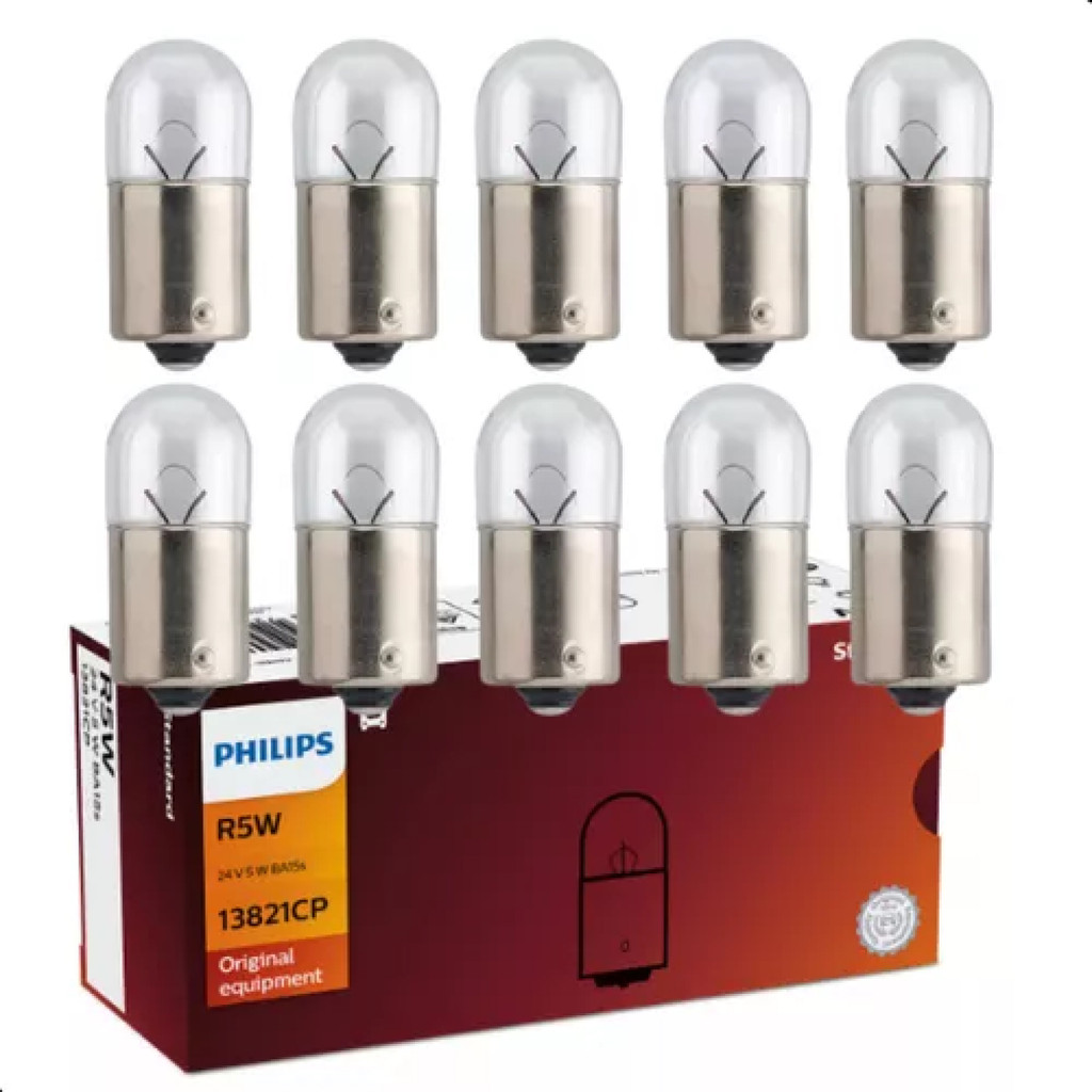 Kit 10 Lâmpadas 1 Polo 5w 24v Caminhão Origi Philips 13821CP em Oferta na Shopee
