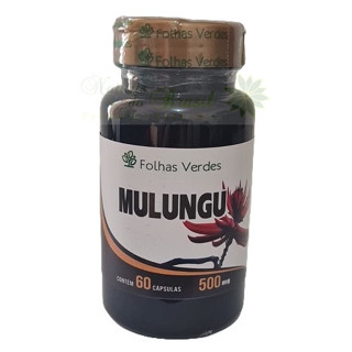 Mulungu 500mg PREMIUM 60 Cápsulas - Folhas Verdes