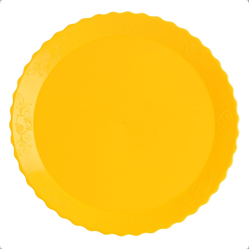 Bandeja Redonda Para Decoração - Para Doces - 2 unidades - 30 cm em Oferta na Shopee