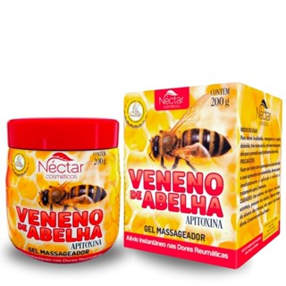 Kit 2 Un Gel Massageador De Abelha Néctar Cosmeticos Original - 200g