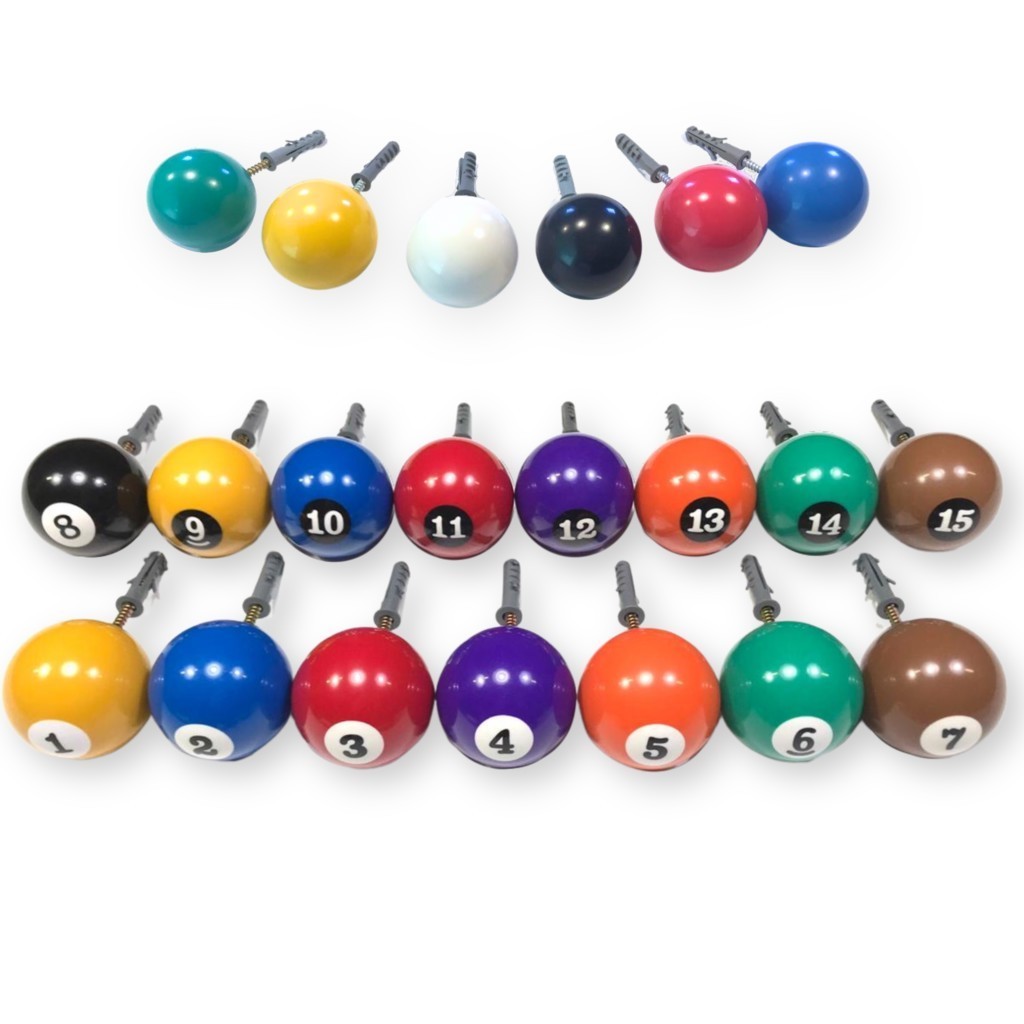 Bola Cabide Decorativa de Bilhar / Sinuca - Várias Opções à Escolha em Oferta na Shopee