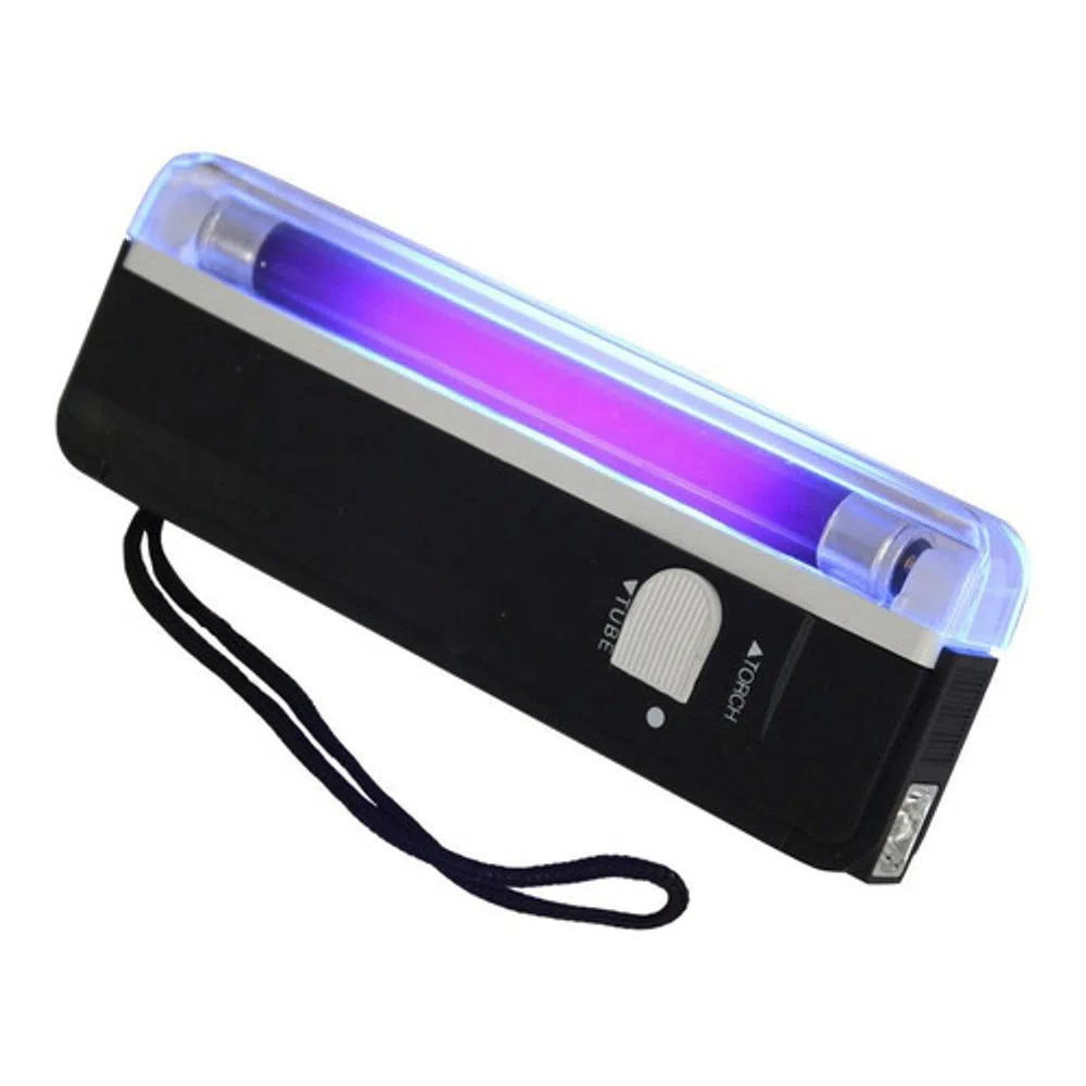 Lanterna Portátil Lâmpada UV 365 NM Leitura de Fluorescência