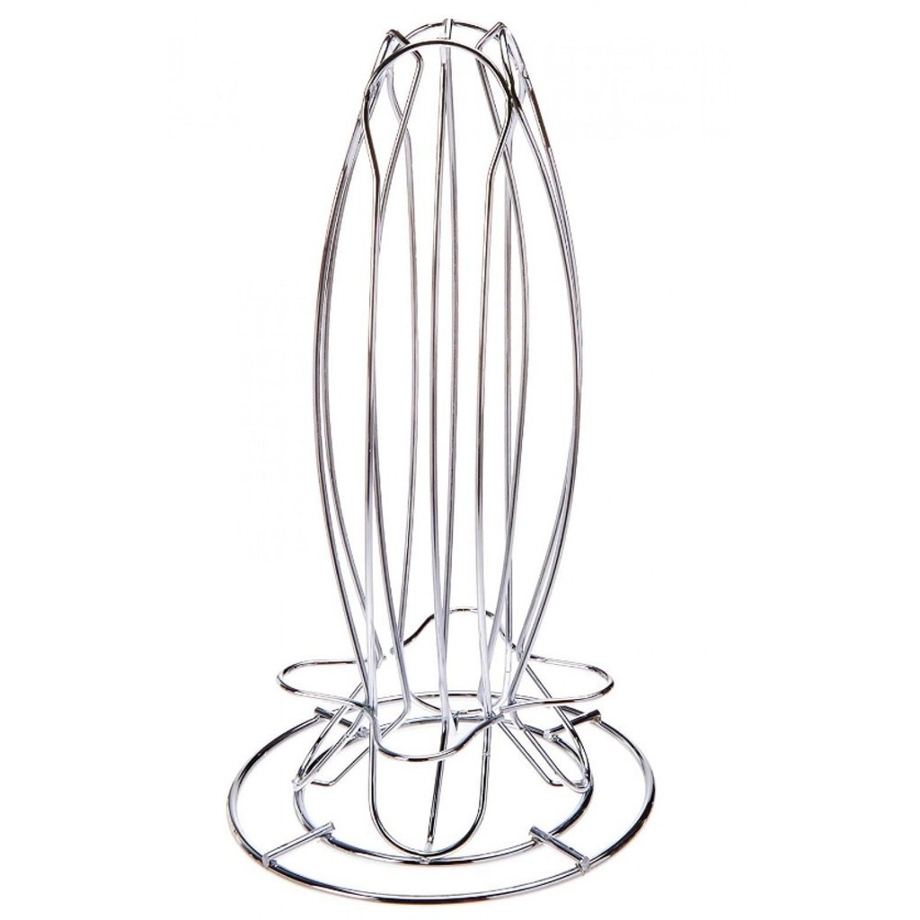 Suporte para 24 Capsulas Nespresso Cromado 13,5x25,5cm Lyor