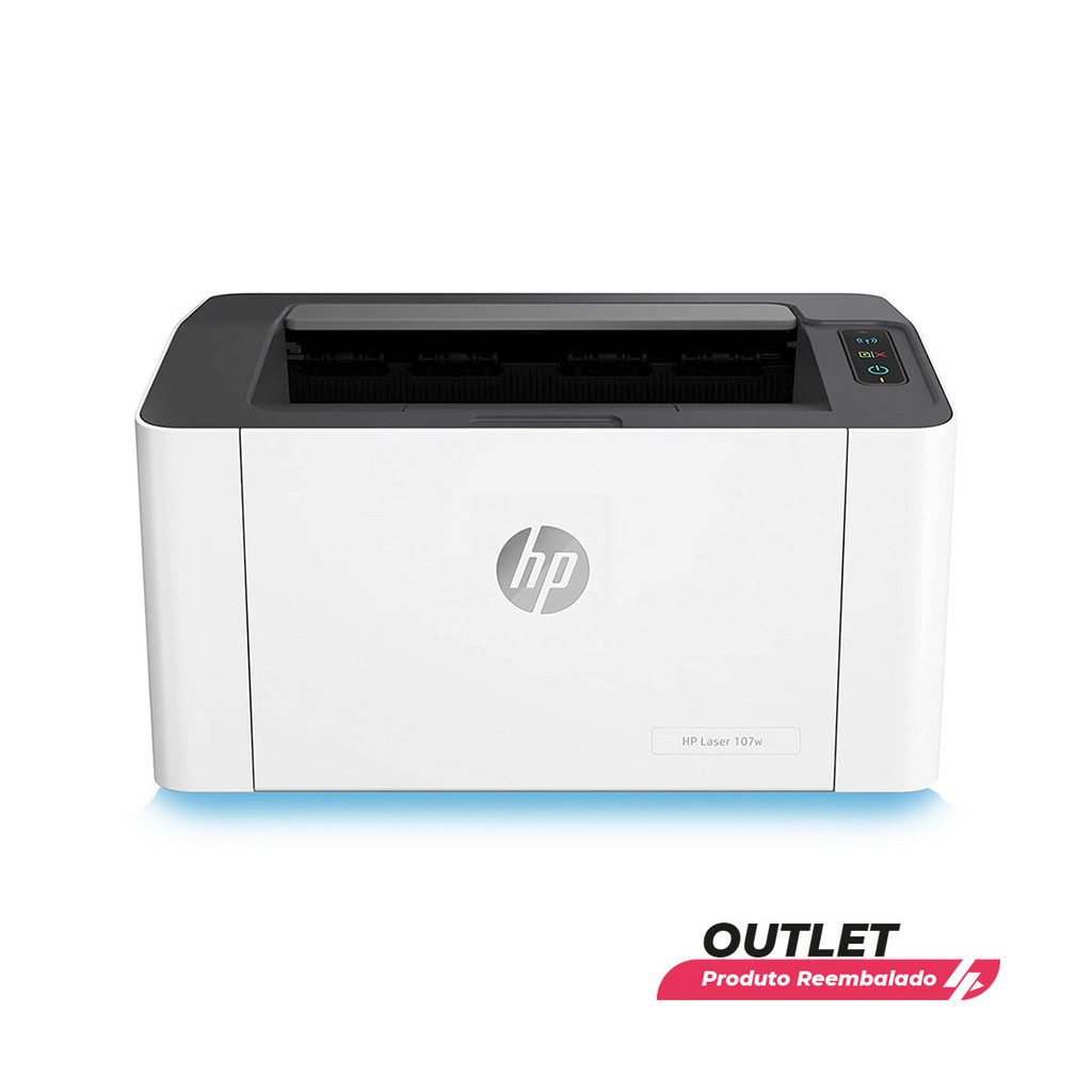 Usado: Impressora Laser HP 107A Monocromática USB 110v - 127v