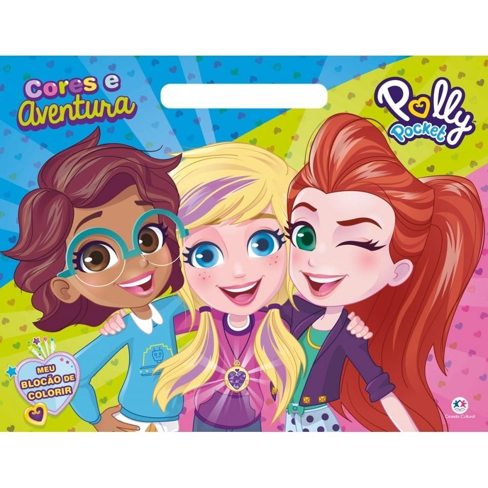 Livro Blocão de colorir Polly - Cores e aventura