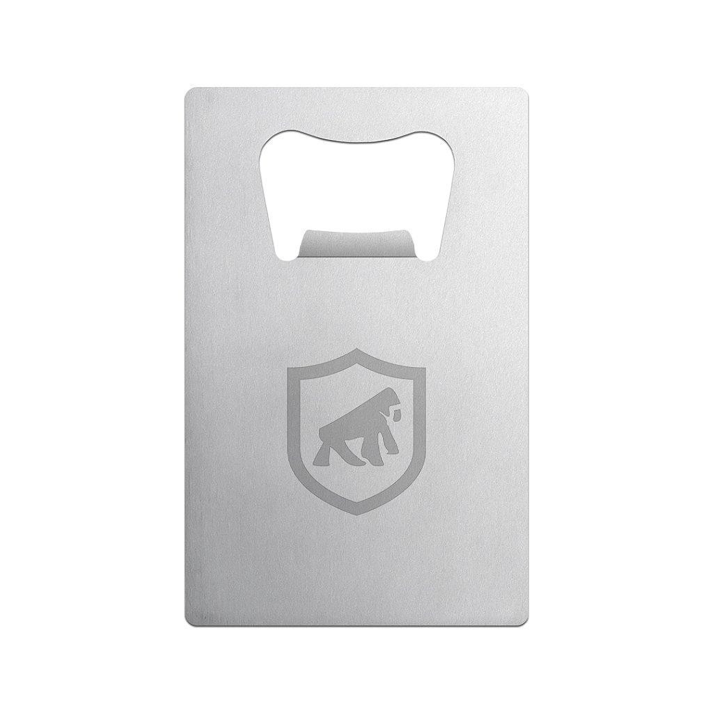 Cartão Abridor de garrafa de Metal Prateado - Gshield em Oferta na Shopee