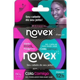 Gel Cola Comigo Novex Meus Cachos Santo Black Poderoso