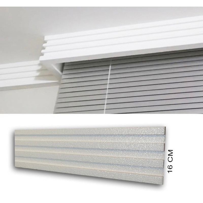 cortineiro 15 metros SANCA forro teto isoopr moldura decoração em Oferta na Shopee