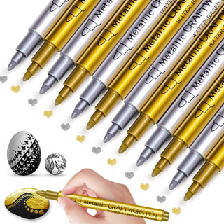 4Pcs DIY Metal À Prova D'água Marcador De Tinta Permanente D'água Canetasbgold Silver Craftwork Resina Molde Caneta Arte Para Pintura Suprimentos em Oferta na Shopee