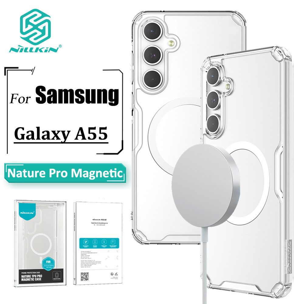 Capa Traseira À Prova De Choque Samsung Galaxy A55 Case（Only with magnetic suction function） - Mobile & Gadgets