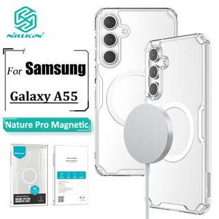 Capa Traseira À Prova De Choque Samsung Galaxy A55 Case（Only with magnetic suction function） em Oferta na Shopee