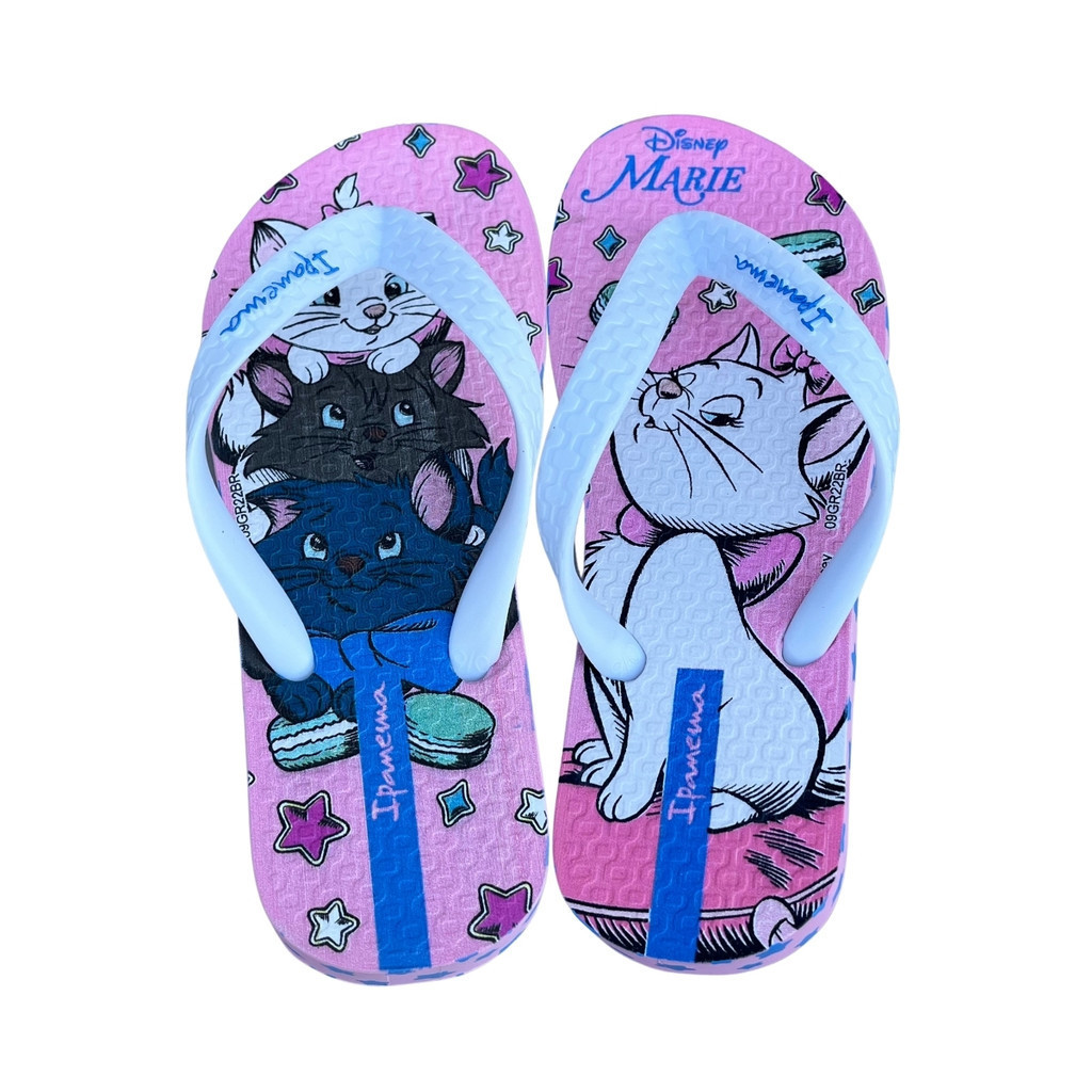 Chinelo Infantil feminino Ipanema Sandália de Dedo Disney Marie 27064