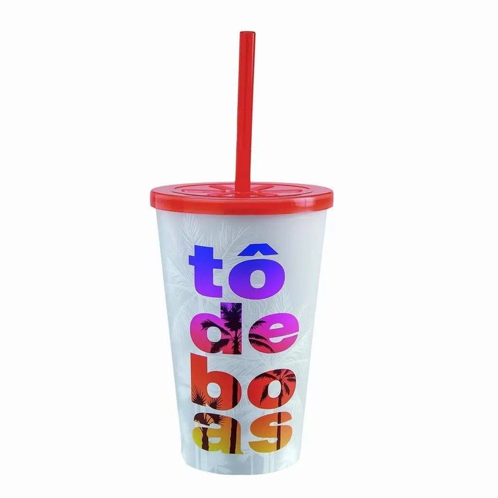 Copo Decorado To De Boas 550 Ml - Usual Utilidades