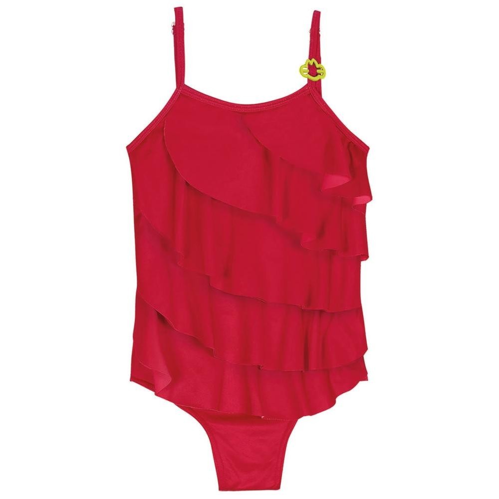 Maiô Babados Infantil Feminino Lilica em Oferta na Shopee