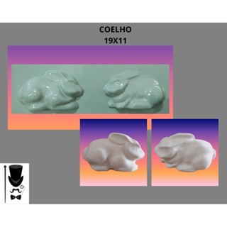 Molde Forma Artesanato Gesso Coelho 19x11 Cofre e Decoração em Oferta na Shopee