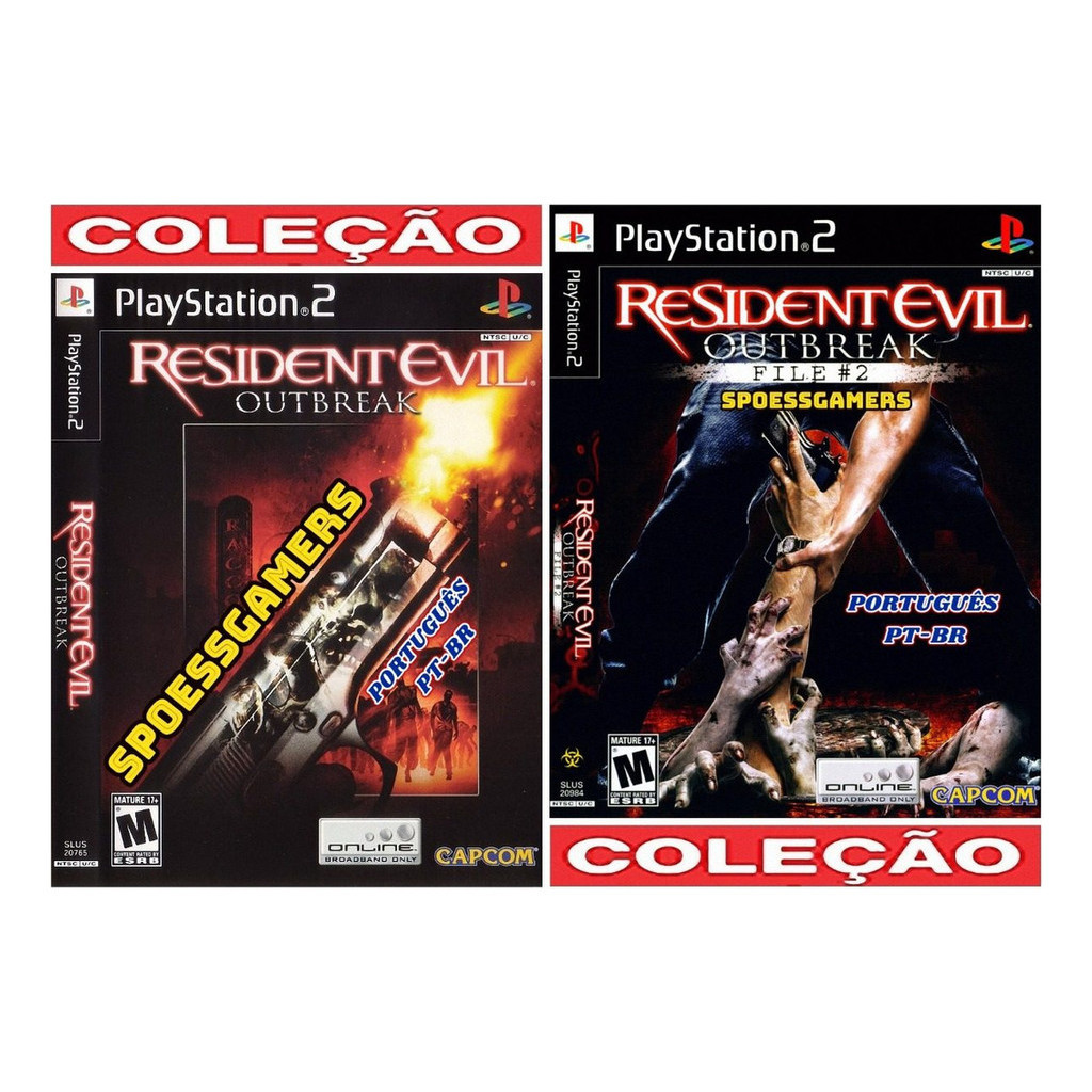 Resident Evil Outbreak E File#2 Ps2 Português Patch Me